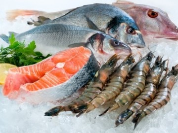 Frozen seafood